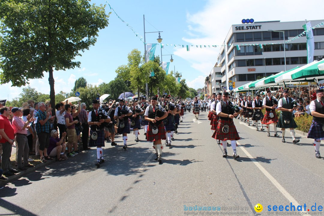 70. Seehasenfest mit Umzug: Friedrichshafen am Bodensee, 15.07.2018