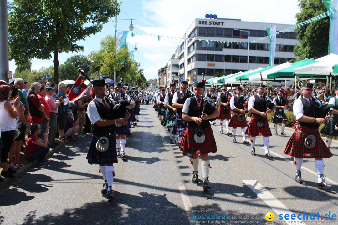 70. Seehasenfest mit Umzug: Friedrichshafen am Bodensee, 15.07.2018