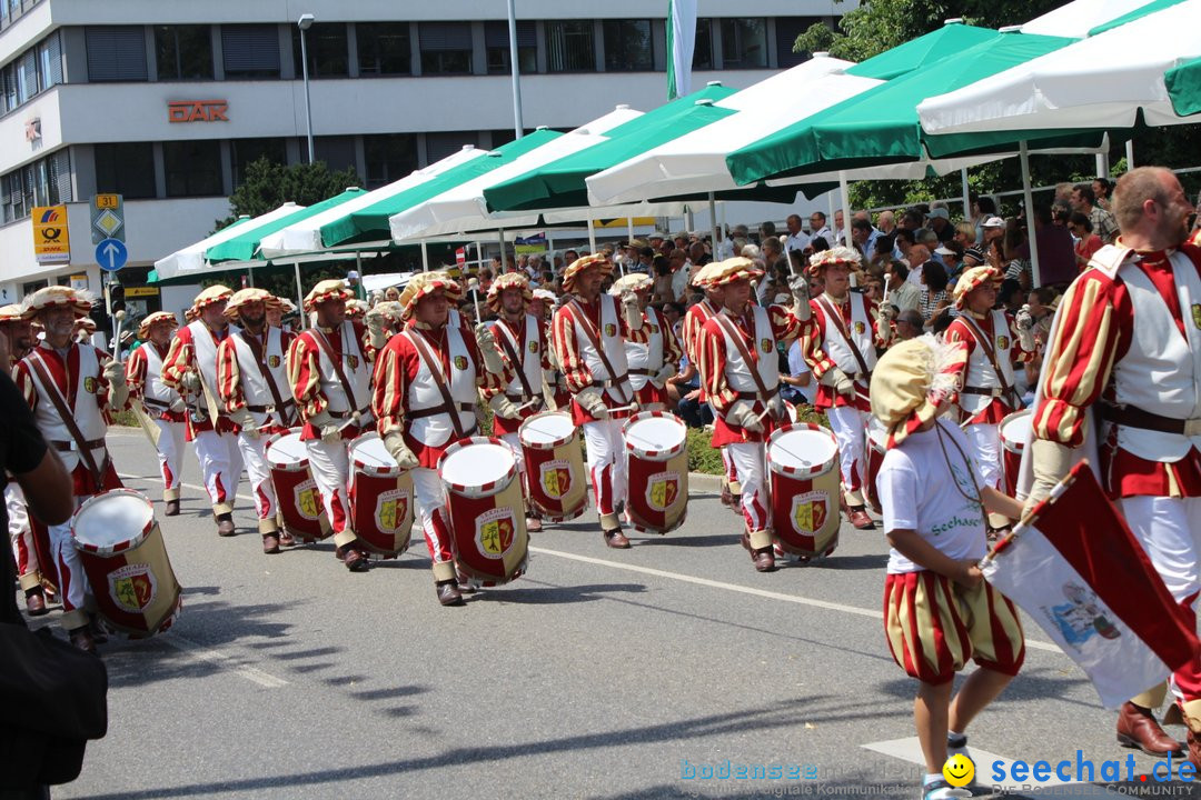 70. Seehasenfest mit Umzug: Friedrichshafen am Bodensee, 15.07.2018