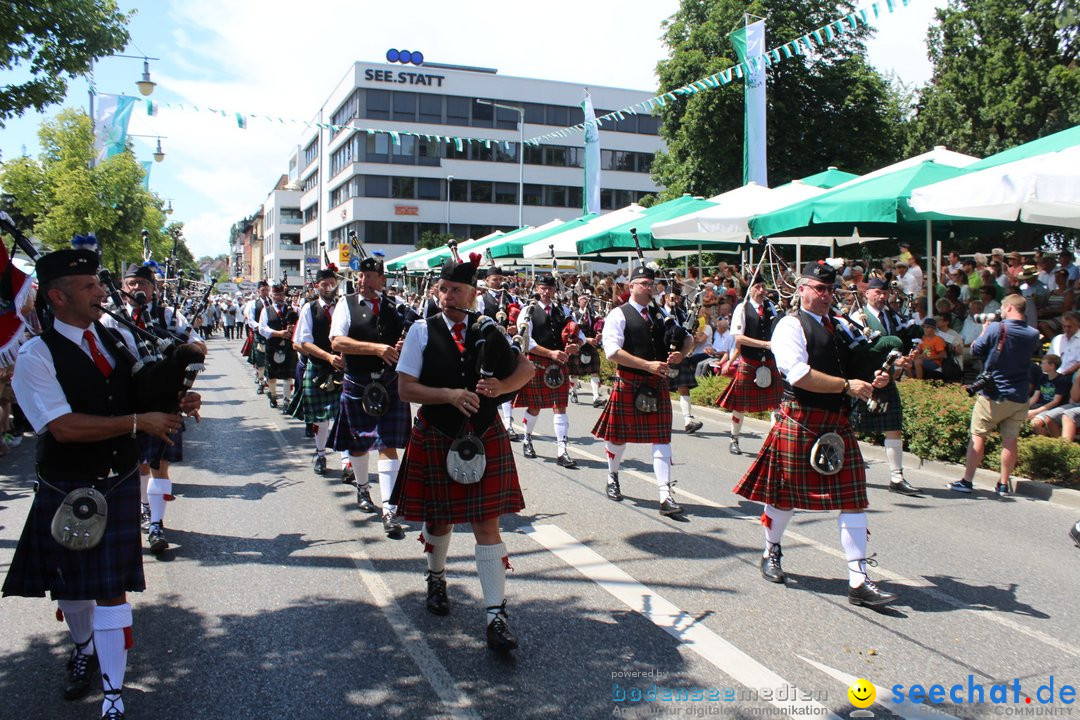 70. Seehasenfest mit Umzug: Friedrichshafen am Bodensee, 15.07.2018