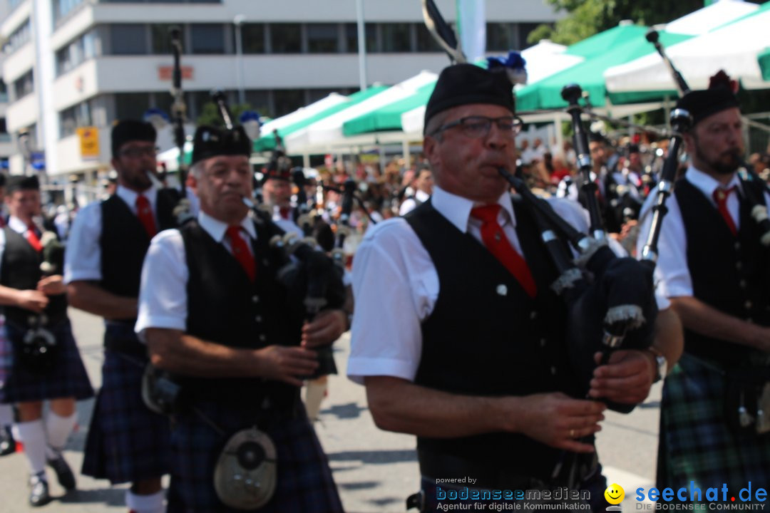 70. Seehasenfest mit Umzug: Friedrichshafen am Bodensee, 15.07.2018