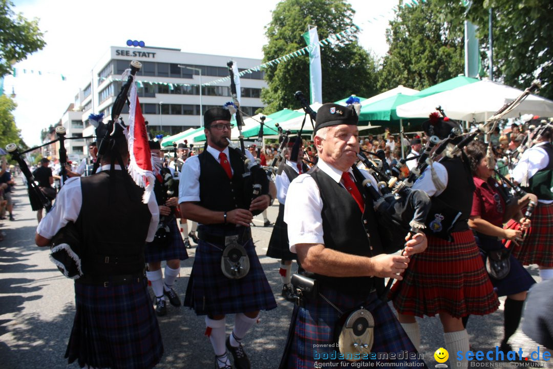 70. Seehasenfest mit Umzug: Friedrichshafen am Bodensee, 15.07.2018