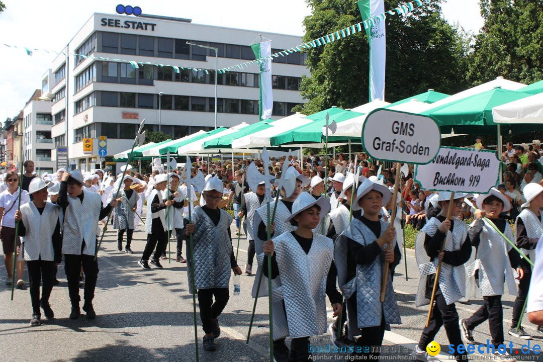 70. Seehasenfest mit Umzug: Friedrichshafen am Bodensee, 15.07.2018