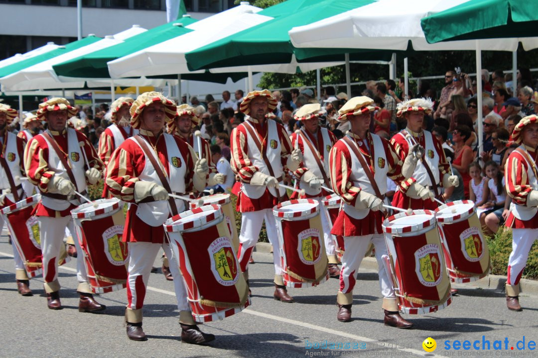 70. Seehasenfest mit Umzug: Friedrichshafen am Bodensee, 15.07.2018