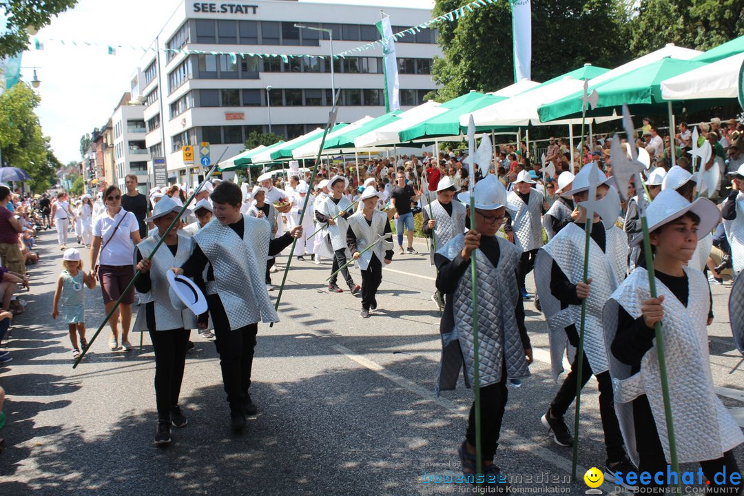 70. Seehasenfest mit Umzug: Friedrichshafen am Bodensee, 15.07.2018