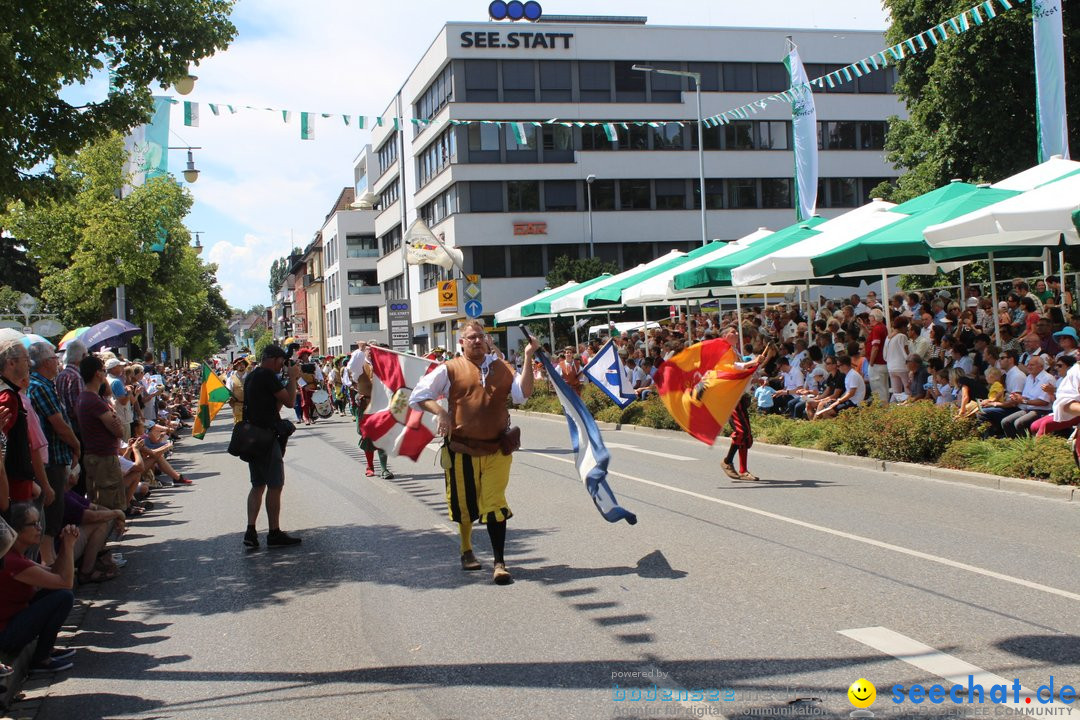 70. Seehasenfest mit Umzug: Friedrichshafen am Bodensee, 15.07.2018