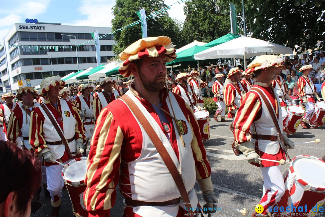 70. Seehasenfest mit Umzug: Friedrichshafen am Bodensee, 15.07.2018