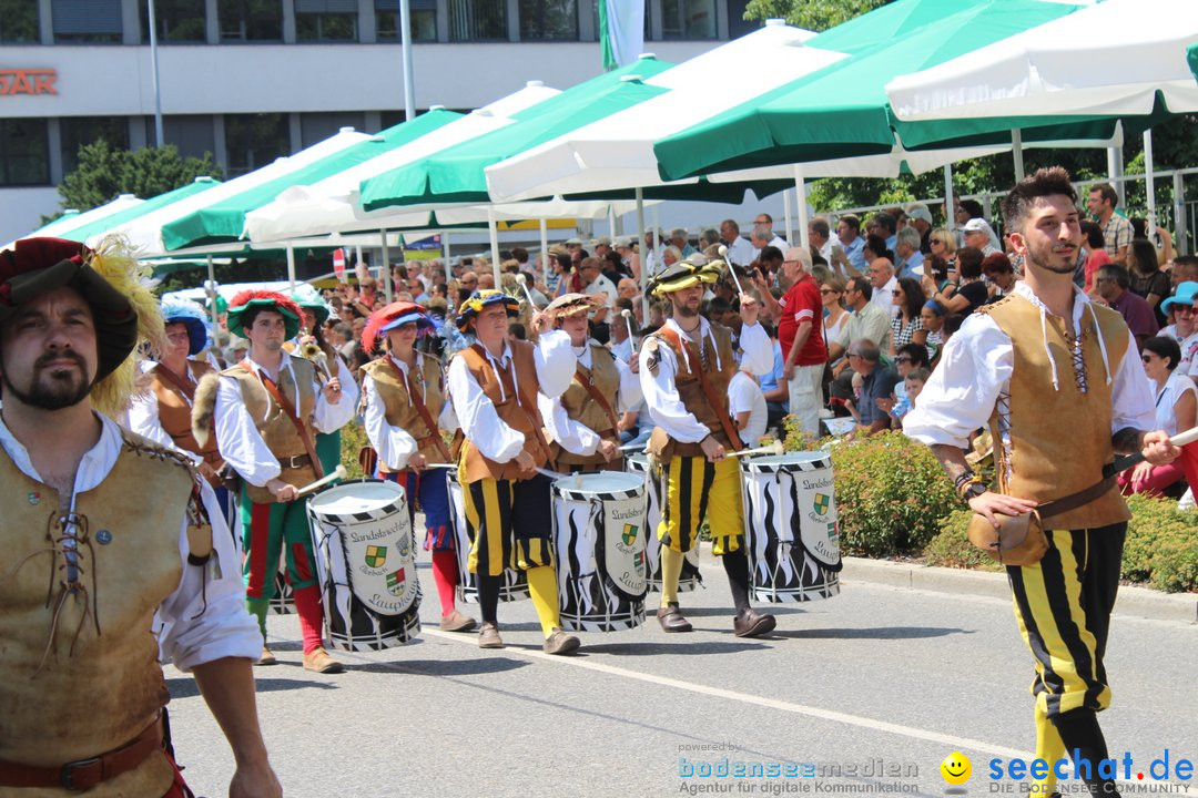 70. Seehasenfest mit Umzug: Friedrichshafen am Bodensee, 15.07.2018