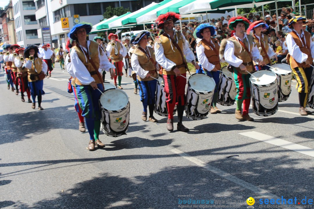 70. Seehasenfest mit Umzug: Friedrichshafen am Bodensee, 15.07.2018