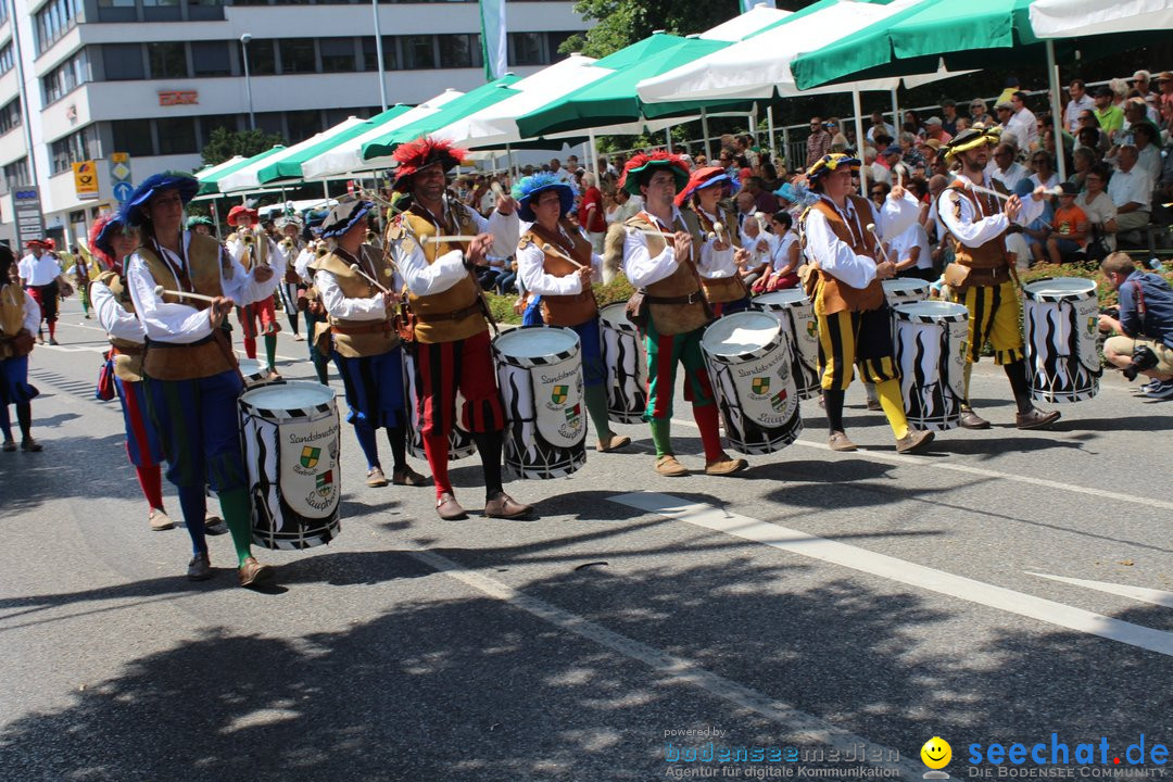 70. Seehasenfest mit Umzug: Friedrichshafen am Bodensee, 15.07.2018