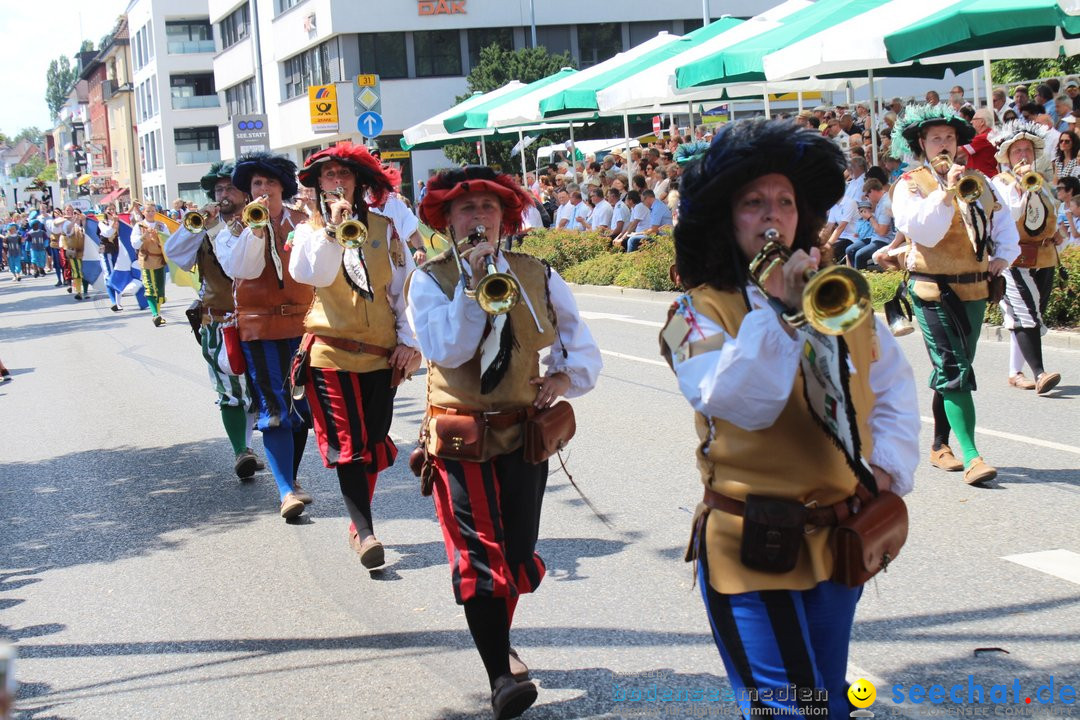 70. Seehasenfest mit Umzug: Friedrichshafen am Bodensee, 15.07.2018