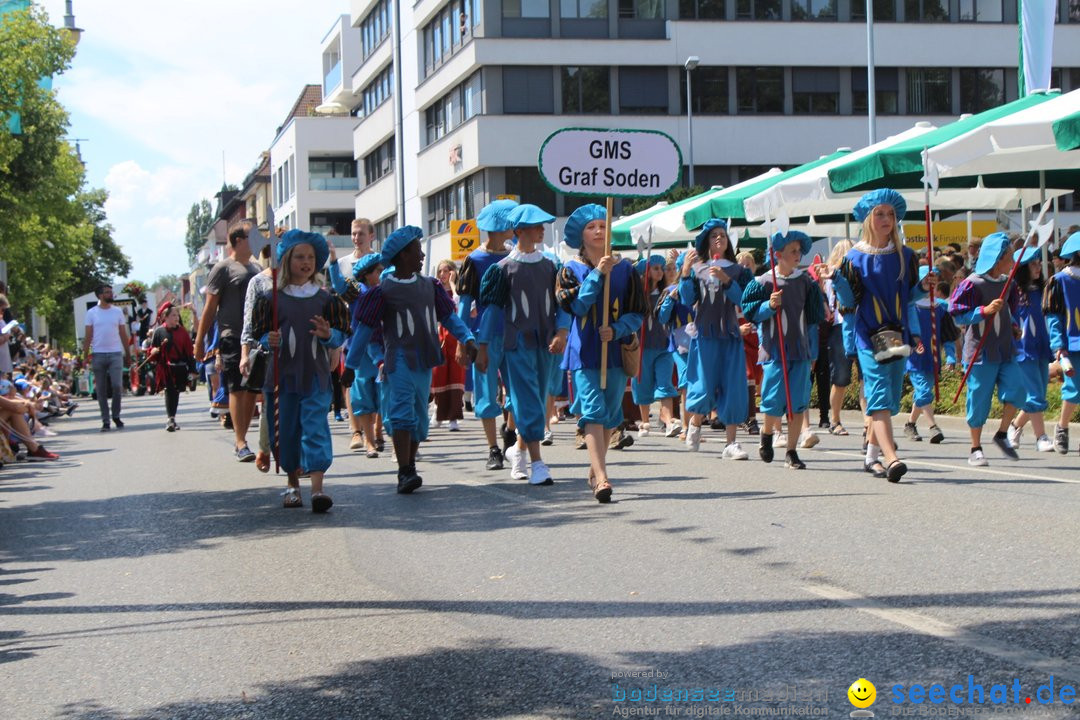 70. Seehasenfest mit Umzug: Friedrichshafen am Bodensee, 15.07.2018