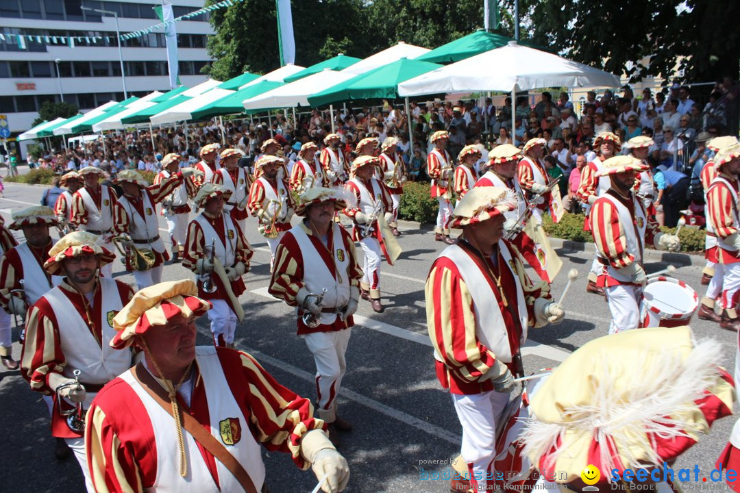 70. Seehasenfest mit Umzug: Friedrichshafen am Bodensee, 15.07.2018