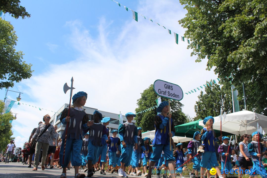 70. Seehasenfest mit Umzug: Friedrichshafen am Bodensee, 15.07.2018