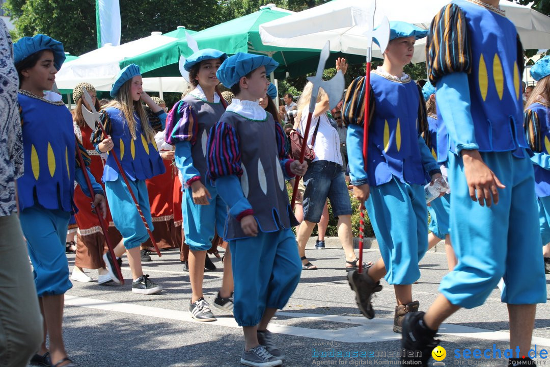 70. Seehasenfest mit Umzug: Friedrichshafen am Bodensee, 15.07.2018