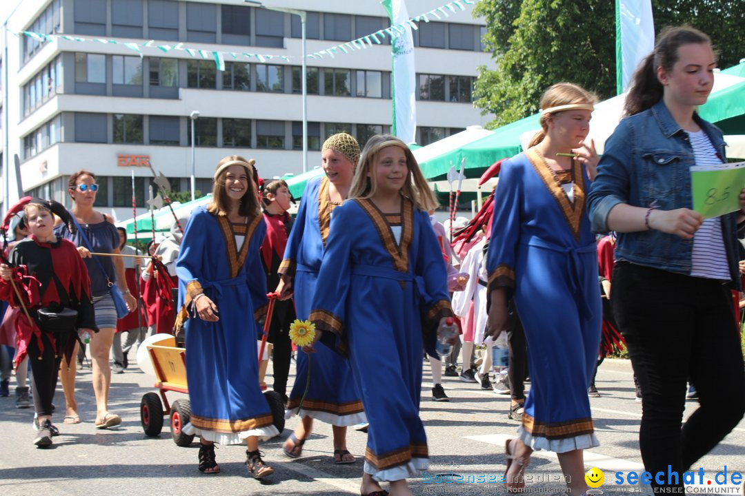 70. Seehasenfest mit Umzug: Friedrichshafen am Bodensee, 15.07.2018