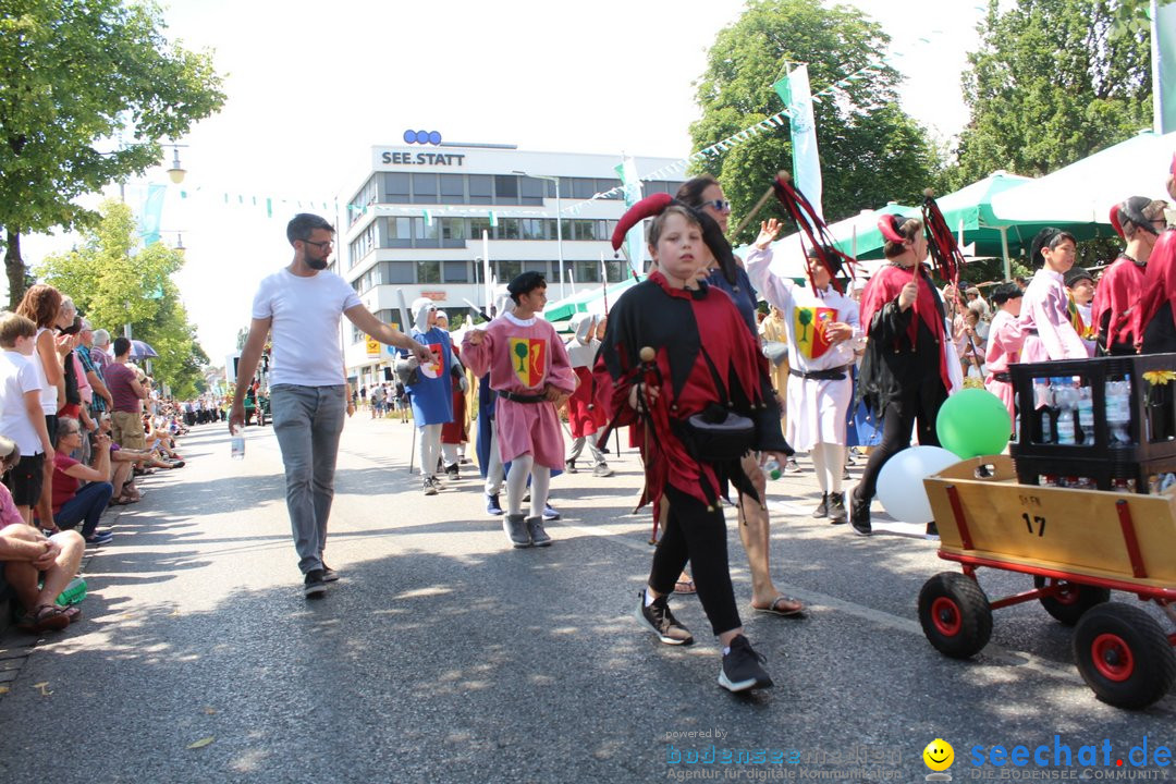 70. Seehasenfest mit Umzug: Friedrichshafen am Bodensee, 15.07.2018