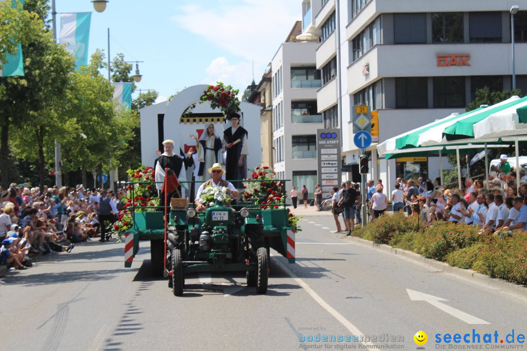 70. Seehasenfest mit Umzug: Friedrichshafen am Bodensee, 15.07.2018