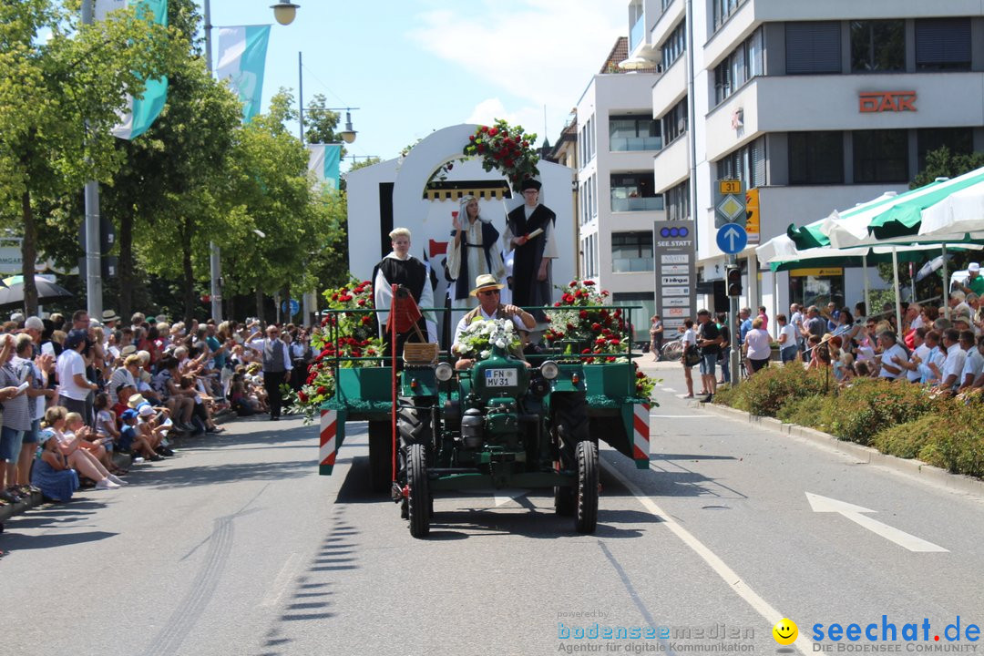 70. Seehasenfest mit Umzug: Friedrichshafen am Bodensee, 15.07.2018