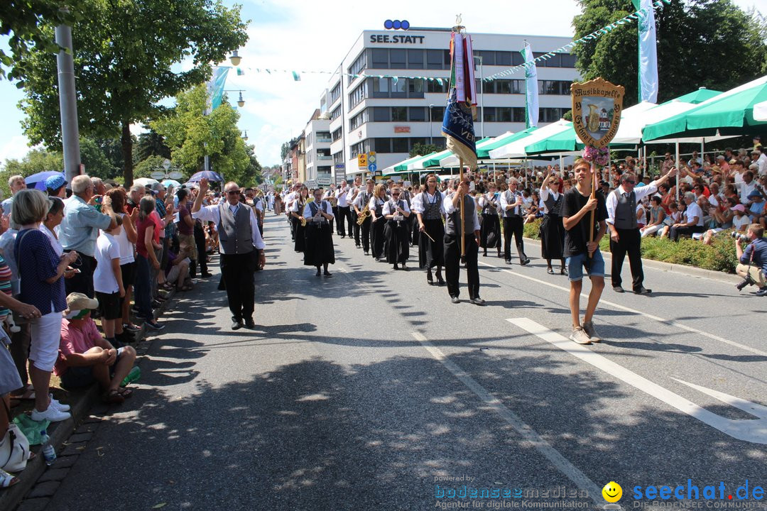 70. Seehasenfest mit Umzug: Friedrichshafen am Bodensee, 15.07.2018