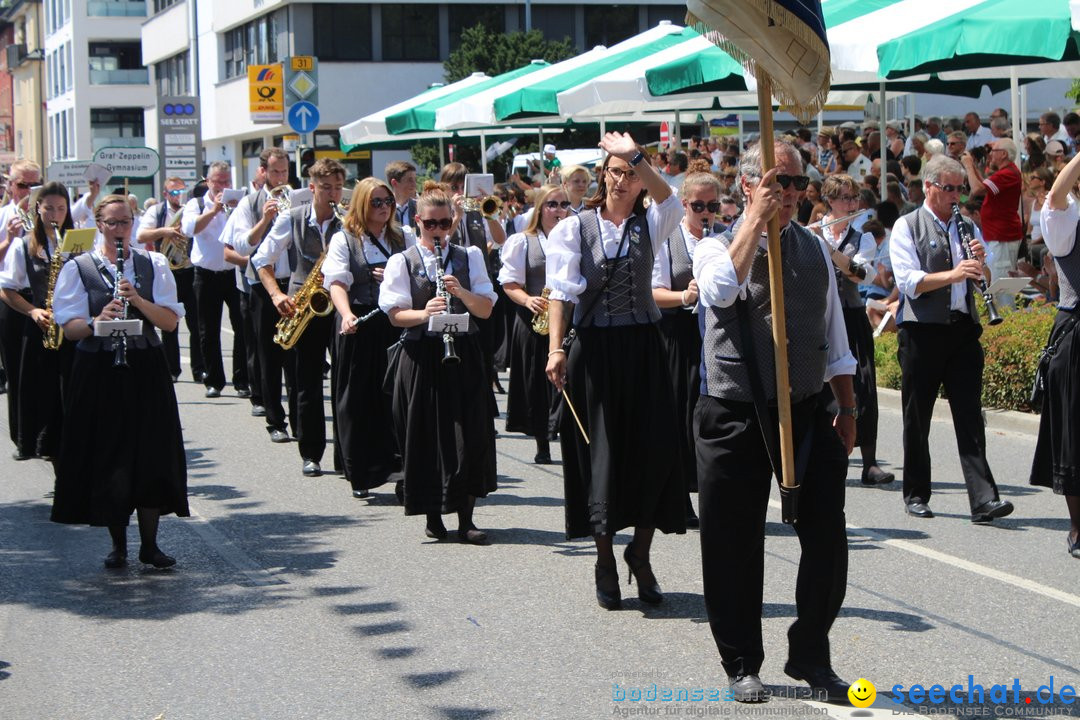 70. Seehasenfest mit Umzug: Friedrichshafen am Bodensee, 15.07.2018