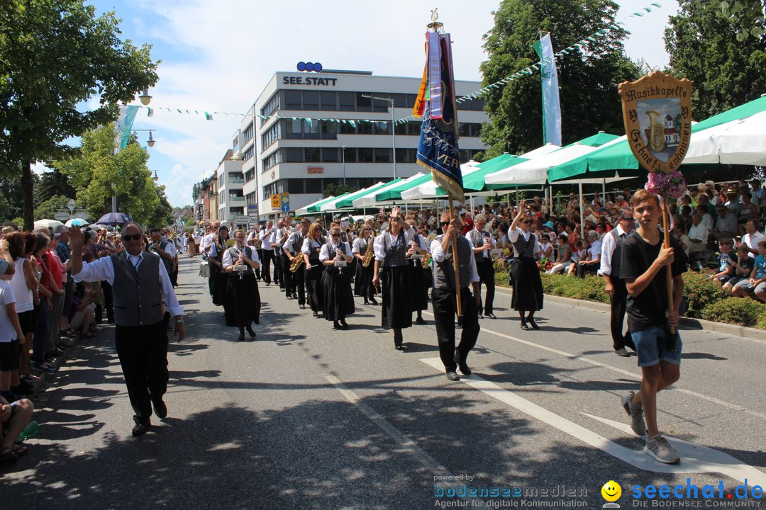 70. Seehasenfest mit Umzug: Friedrichshafen am Bodensee, 15.07.2018