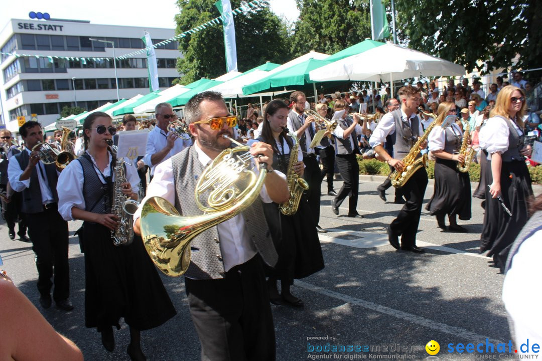 70. Seehasenfest mit Umzug: Friedrichshafen am Bodensee, 15.07.2018