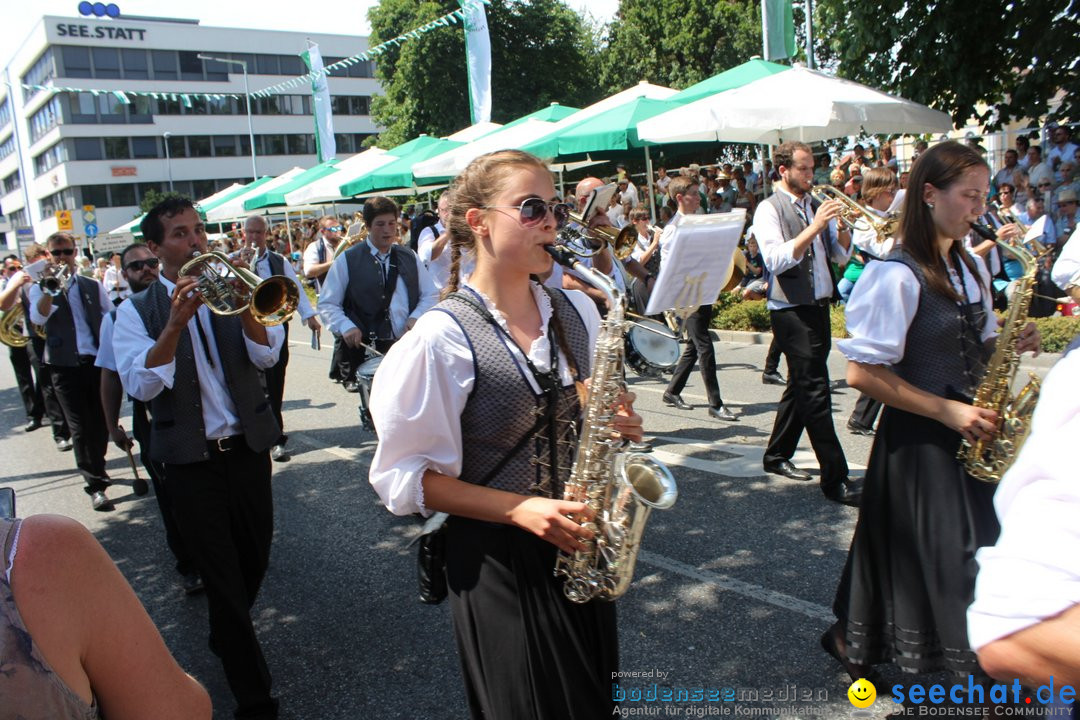 70. Seehasenfest mit Umzug: Friedrichshafen am Bodensee, 15.07.2018