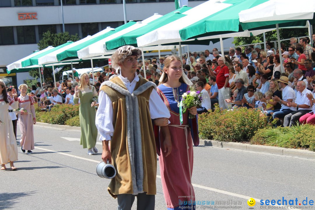 70. Seehasenfest mit Umzug: Friedrichshafen am Bodensee, 15.07.2018