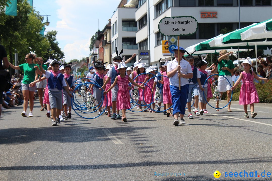 70. Seehasenfest mit Umzug: Friedrichshafen am Bodensee, 15.07.2018