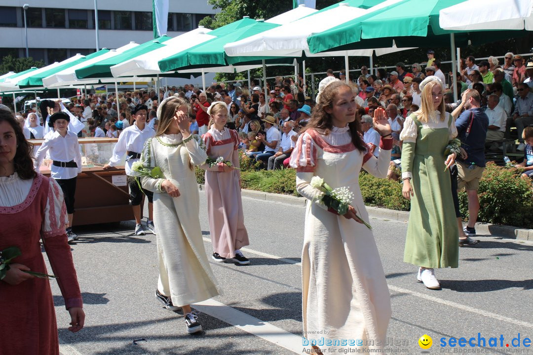 70. Seehasenfest mit Umzug: Friedrichshafen am Bodensee, 15.07.2018