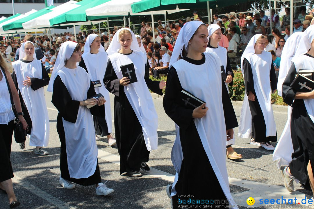 70. Seehasenfest mit Umzug: Friedrichshafen am Bodensee, 15.07.2018