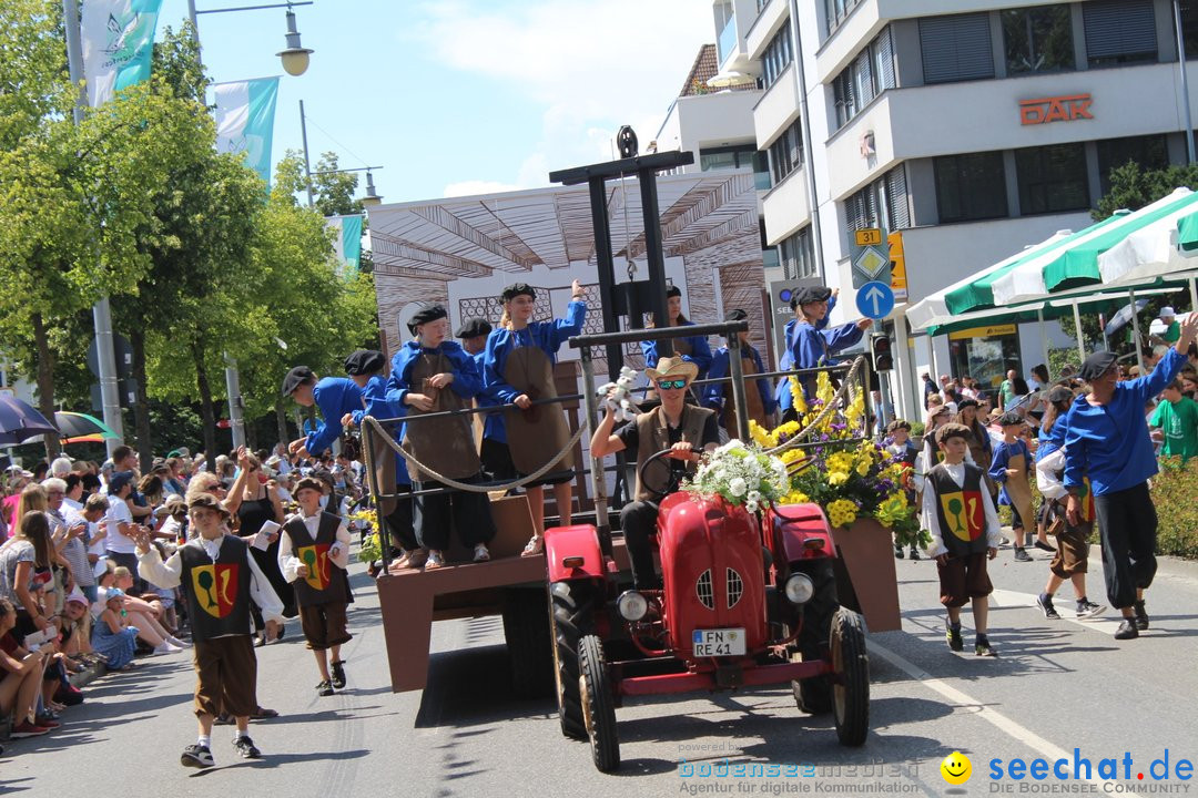 70. Seehasenfest mit Umzug: Friedrichshafen am Bodensee, 15.07.2018