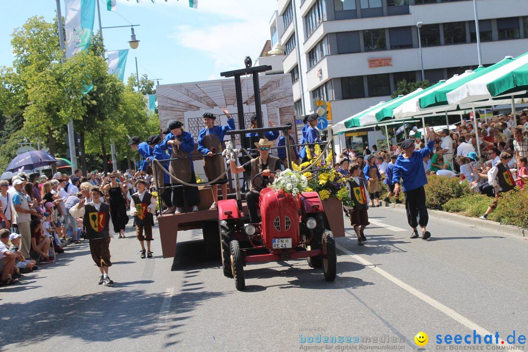 70. Seehasenfest mit Umzug: Friedrichshafen am Bodensee, 15.07.2018