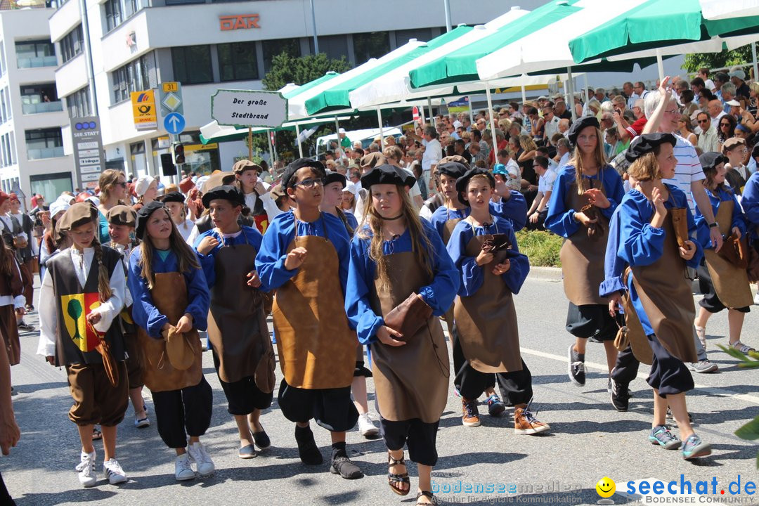 70. Seehasenfest mit Umzug: Friedrichshafen am Bodensee, 15.07.2018