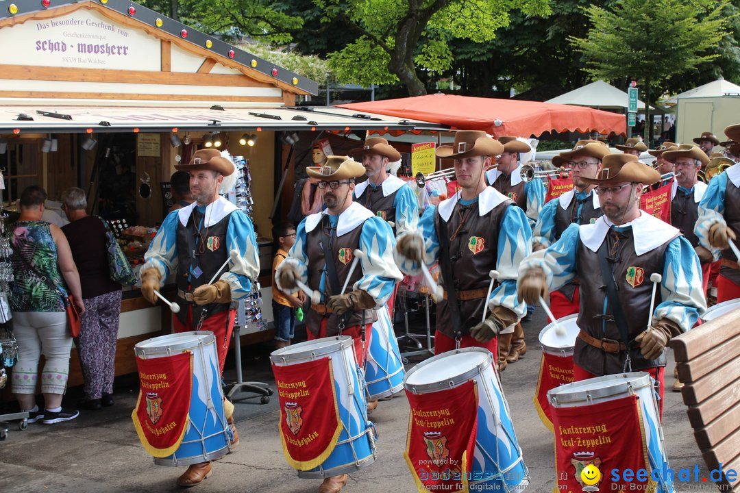 70. Seehasenfest mit Umzug: Friedrichshafen am Bodensee, 15.07.2018