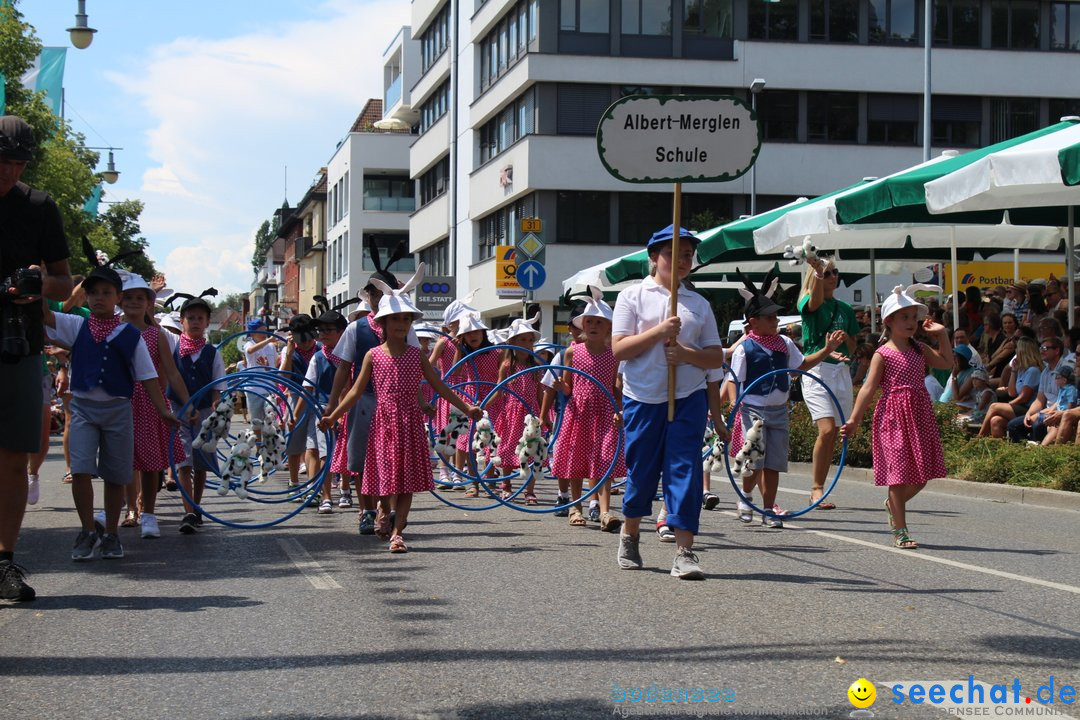 70. Seehasenfest mit Umzug: Friedrichshafen am Bodensee, 15.07.2018