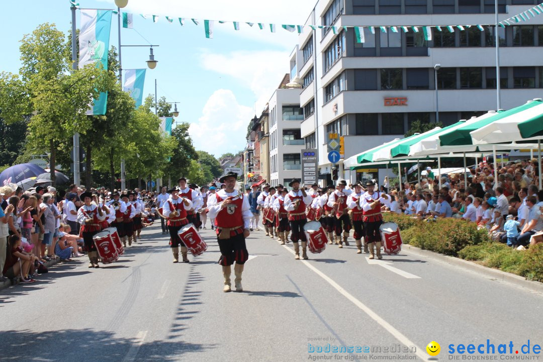 70. Seehasenfest mit Umzug: Friedrichshafen am Bodensee, 15.07.2018