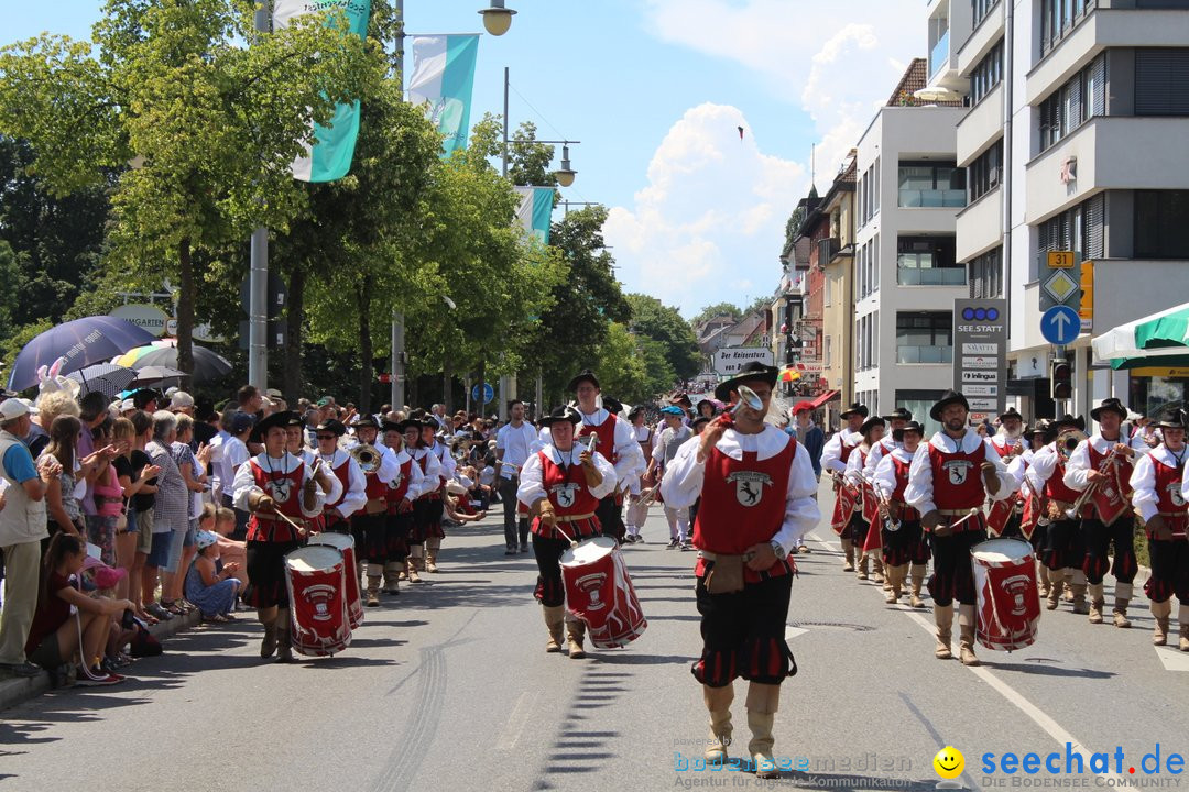 70. Seehasenfest mit Umzug: Friedrichshafen am Bodensee, 15.07.2018