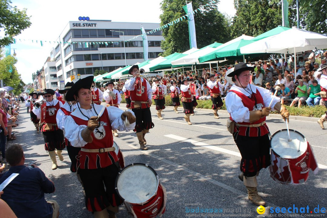 70. Seehasenfest mit Umzug: Friedrichshafen am Bodensee, 15.07.2018