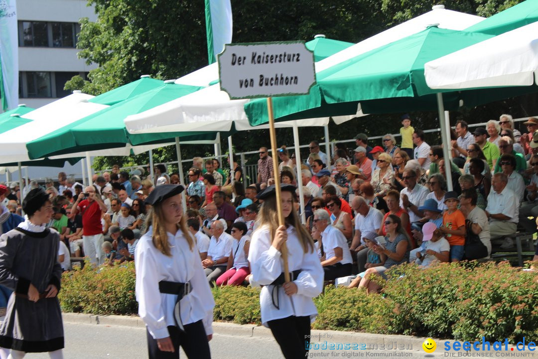 70. Seehasenfest mit Umzug: Friedrichshafen am Bodensee, 15.07.2018