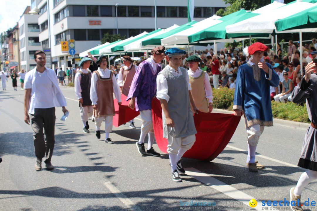 70. Seehasenfest mit Umzug: Friedrichshafen am Bodensee, 15.07.2018