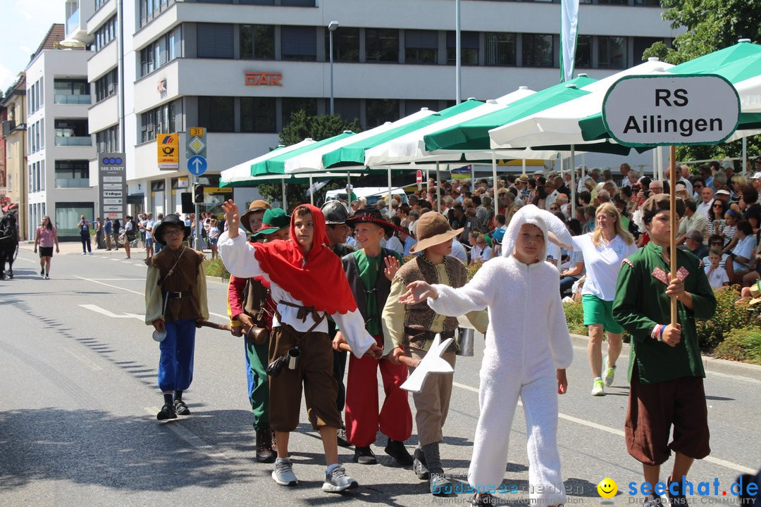 70. Seehasenfest mit Umzug: Friedrichshafen am Bodensee, 15.07.2018