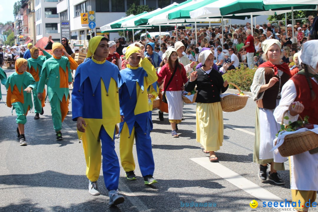 70. Seehasenfest mit Umzug: Friedrichshafen am Bodensee, 15.07.2018