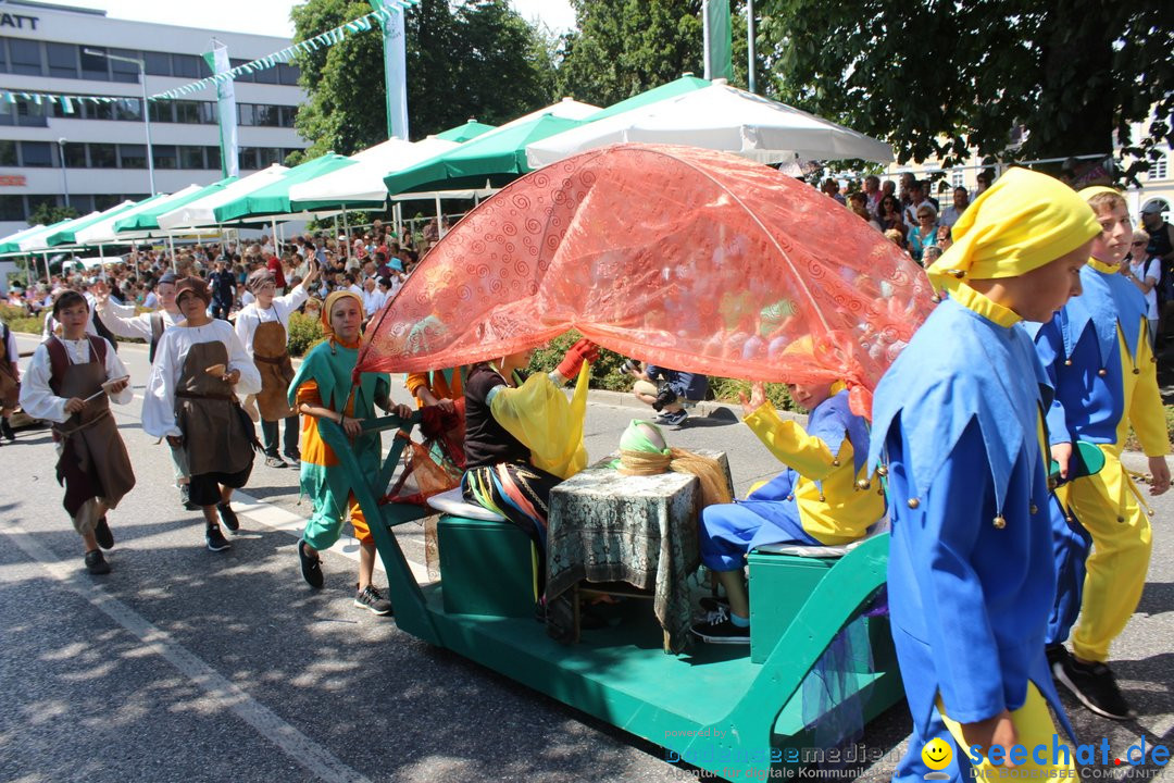 70. Seehasenfest mit Umzug: Friedrichshafen am Bodensee, 15.07.2018