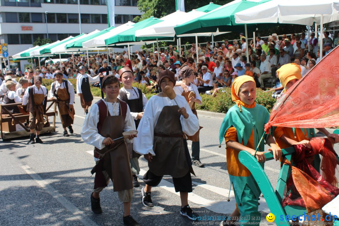 70. Seehasenfest mit Umzug: Friedrichshafen am Bodensee, 15.07.2018