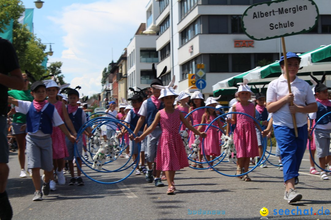 70. Seehasenfest mit Umzug: Friedrichshafen am Bodensee, 15.07.2018