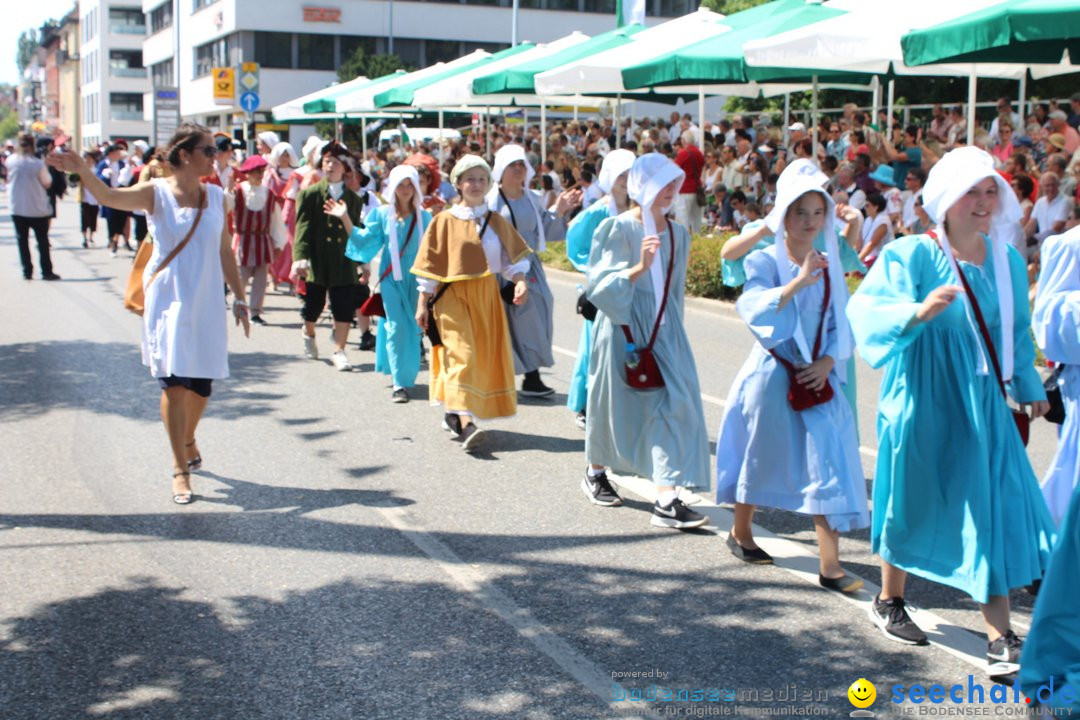 70. Seehasenfest mit Umzug: Friedrichshafen am Bodensee, 15.07.2018