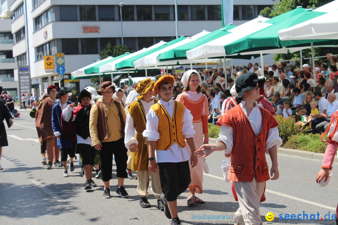 70. Seehasenfest mit Umzug: Friedrichshafen am Bodensee, 15.07.2018