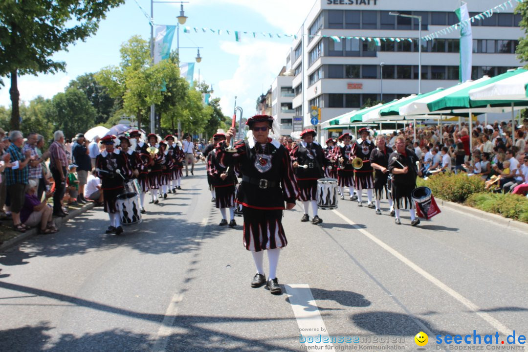 70. Seehasenfest mit Umzug: Friedrichshafen am Bodensee, 15.07.2018